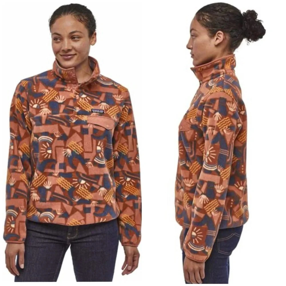 PATAGONIA Synchilla Canyon Pink Fleece SZ XS - Picture 2 of 11